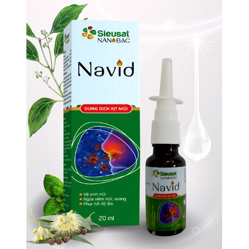  Điều trị và phòng ngừa bệnh viêm xoang với Xịt mũi Navid