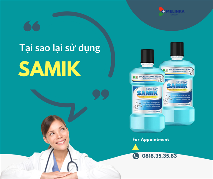 Sử dụng Nước súc miệng Sieusat Samik sao cho hiệu quả?